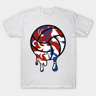 Melting volleyball T-Shirt